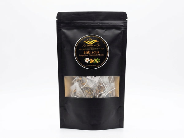 Infusion Relaxante | Hibiscus, Gingembre, Menthe & Citronnelle