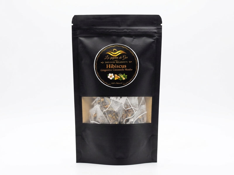 Infusion Relaxante | Hibiscus, Gingembre, Menthe & Citronnelle